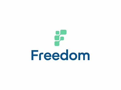 Freedom branding design f f lettermark f monogram free freedom good direction lettermark logo logo design minimal minimalist monogram passion shape shapes symbol tech technology