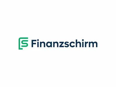 FS monogram branding design finance finances fs fs lettermark fs monogram german green lettermark logo logo design minimal minimalist monogram nevy blue sf symbol