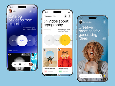 Experts App cover design design graphic design layout typography ui