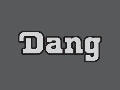 Dang 018 design handlettering handtype hashtaglettering lettering process vector vectormachine