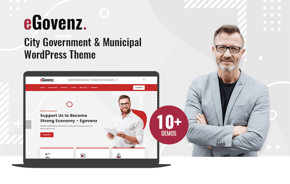 🏙️ eGovenz – City Government WordPress Theme cityportal egovenz governmentwebsite municipality wordpresstheme