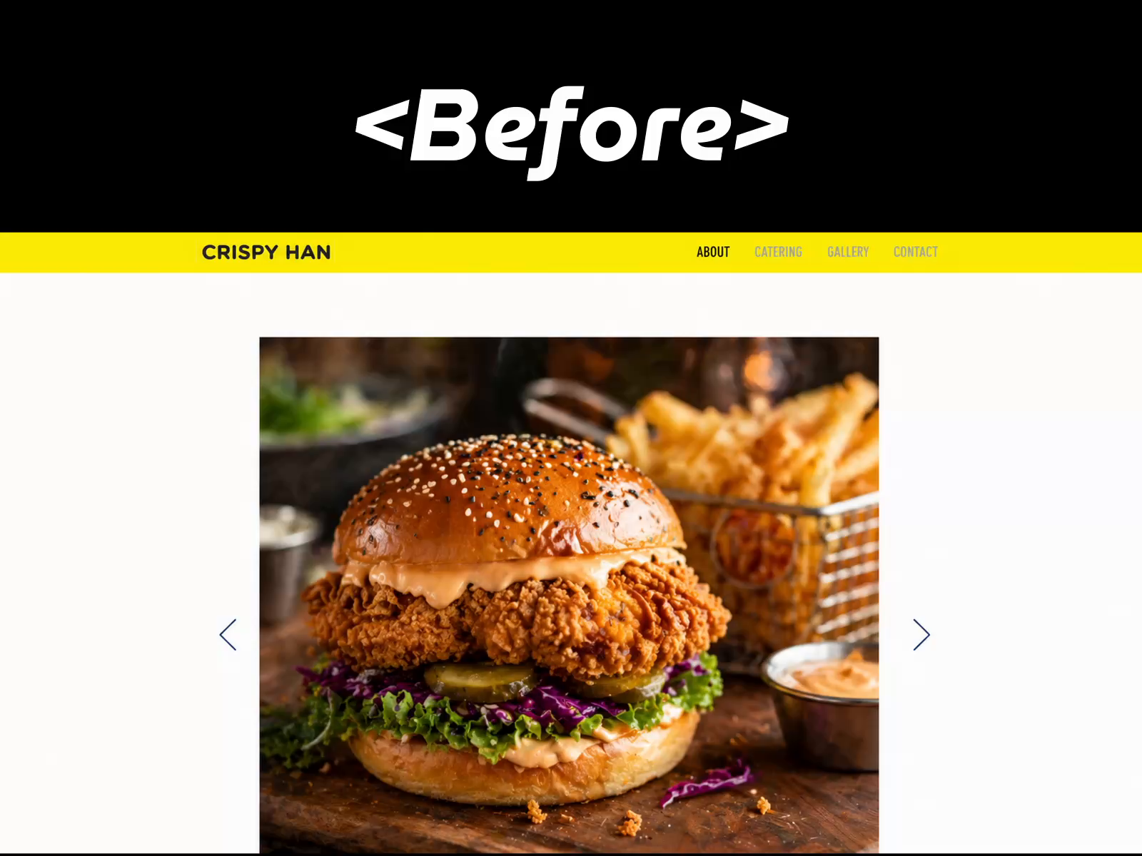 Websites grabbing customer's attention