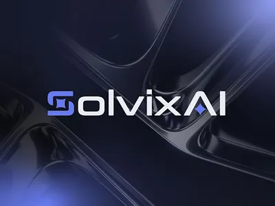 SolvixAI – AI SaaS Wordmark Logo Design ai logo ai saas branding branding logo logo design logo designer modern logo modern tech logo saas branding saas logo software logo star logo startup identity startup logo tech identity tech logo technology branding technology logo typography logo wordmark logo