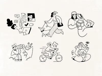 Grain Halftone Illustrations Collection branding cartoon character design design ui fintech illustration flat grain illustrations graphic design halftone illustrations icons logo meeting illustrations minimal illustrations nature illustrations outline illustrations ui vector vector illustrations