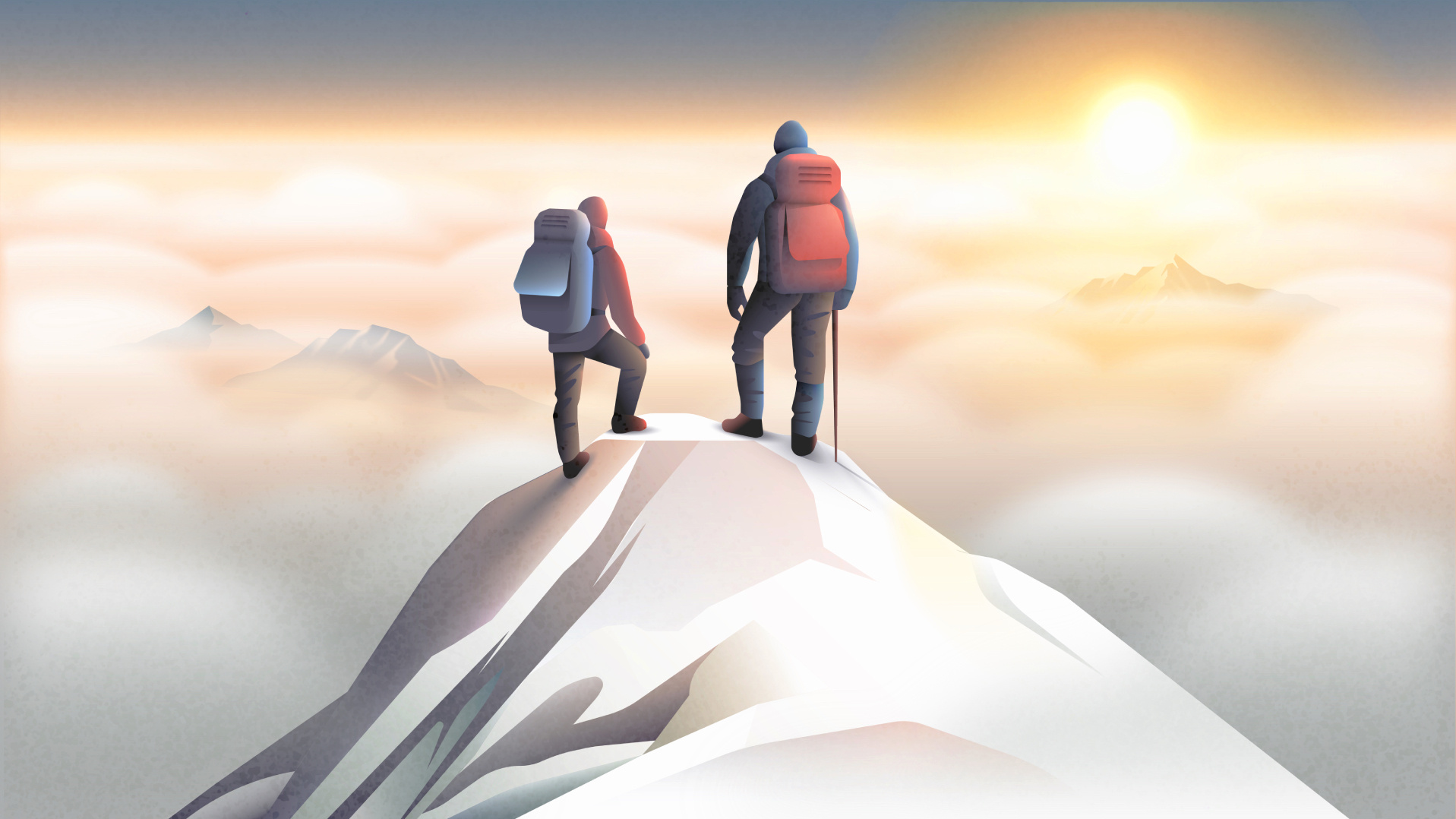 Example of Mountain Peak illustration
