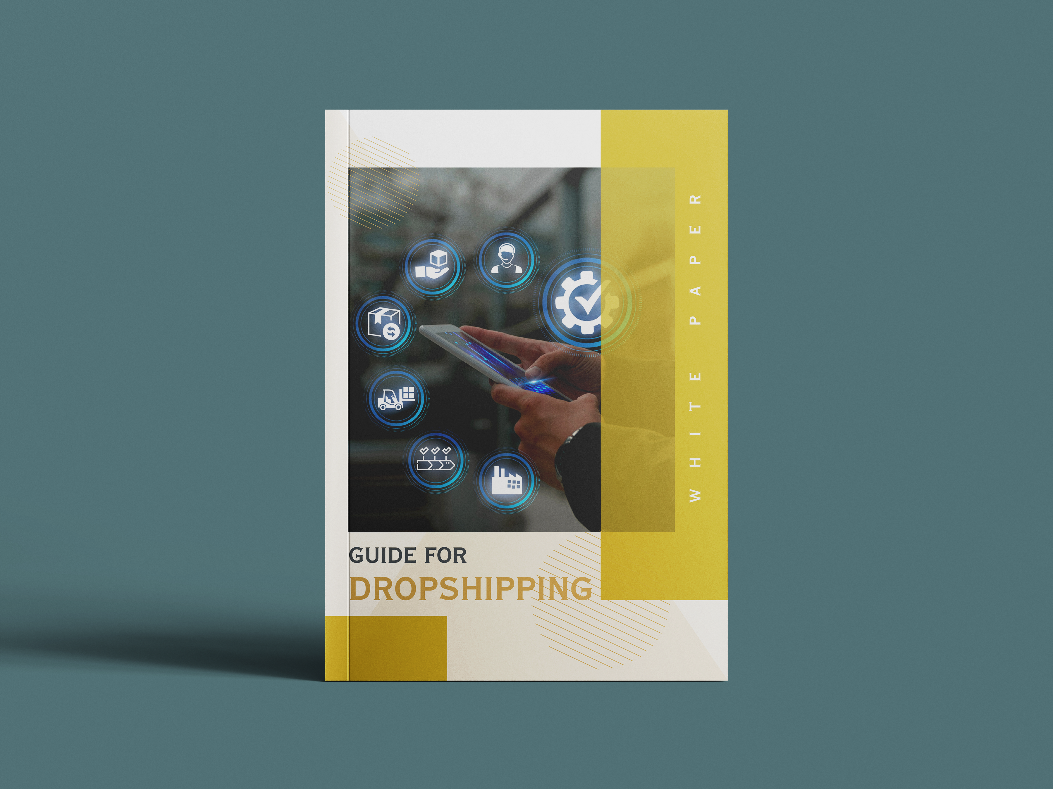 Modern Dropshipping Guide Design | Clean Editorial eBook Layout brochure design business ebook layout content design corporate design digital product design dropshipping ebook ebook design editorial design guide design layout design lead magnet design modern ebook pdf design publication design white paper design