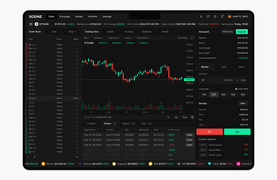 Crypto Trading Platform UX/UI crypto cryptotrading productdesign tradingplatform ui ux webdesign