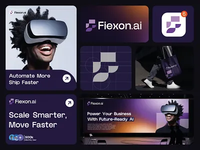 Flexon.ai – AI Automation Platform Brand Identity ⚡ ai brand identity ai company animation automation platform bento grid brand identity design brand strategy framer development future ready ai graphic design home branding illustration saas branding startup branding tech brand tech logo design ui ux design visual identity webflow development