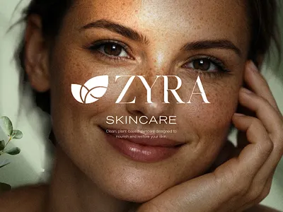 ZYRA - Skincare Brand Identity Design app design brand identity branding clean design cosmetics graphic design luxury skincare modern branding skincare skincare brand identity skincare brand kit skincare logo design typography