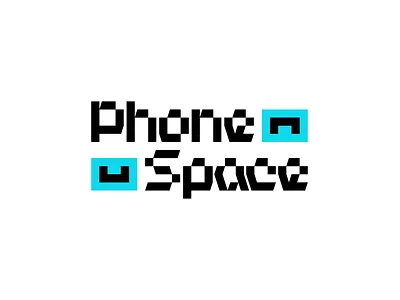 Phone Space - Logo Presentation branding design logo minimal