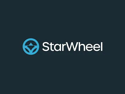 StarWheel Logo design ai app automotive branding business car circle dealership logo design logomark management mobile modern saas simple star startup steering wheel symbol tech