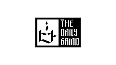 The Daily Grind - Logo Presentation branding creative design flat logo minimal