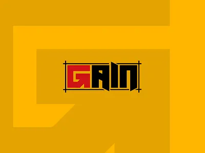GAIN: The Architectural Logo Concept architectural brand identity brand logo branding brandmark constructive design esports fitness geometric logo logo design logomark logotype loog lgoo lgo monogram symbol typography visual identity wordmark