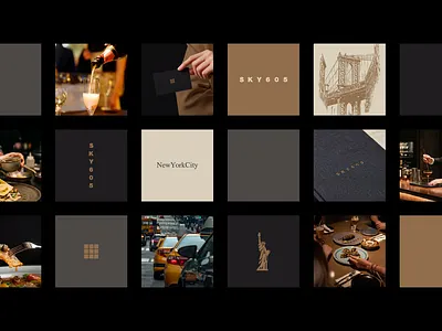 SKY605 / Elevated Restaurant Branding in NYC brand development agency branding branding agency branding inspiration branding studio design design inspiration graphic design illustration logo logo design luxury branding restaurant brand creation restaurant brand identity restaurant brand inspiration restaurant branding vector