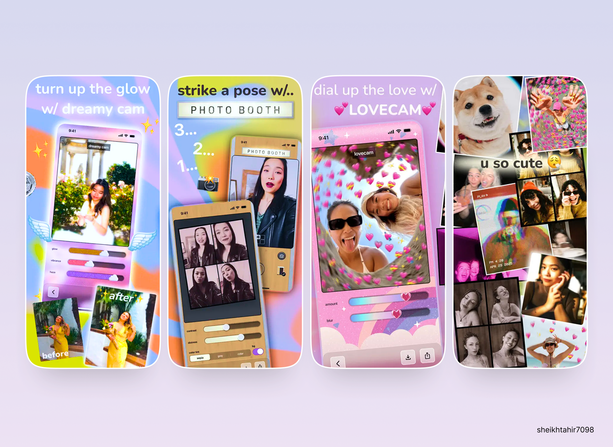 Example of Appstore/Playstore Screenshot Design