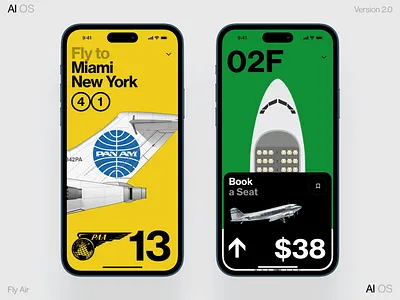 Fly Air ai dashboard data design homepage illustration interface ios iphone map mobile os voice