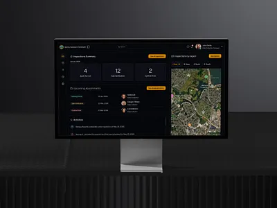 Quincy Assessor's Scheduler — Web app for a Govtech dashboard design data management govtech international scheduling system ui design user interface ux design web app