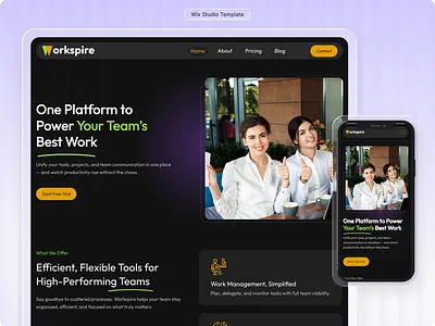 Wix Template For Financial Advisor, SAAS, Consultant,Corporate business website ghl website design gohighlevel template modern web template professional website saas saas startup saas website web designs website template website templates white label website wix