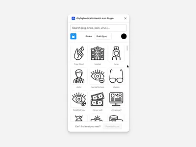 Medical & Health Icons — GlyfiQ Figma Plugin figma figma plugin glyfiq health icons healthcare healthcare ui icon icon design icon set icons line line icons medical icons medical ui svg icons symbol thin line thin line icons ui design ux design