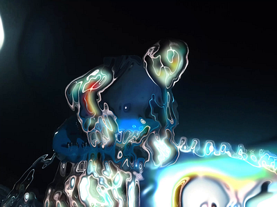 Liquid Distortion Effect for 'Casa Mia' animation design distortion experimental generative innovative liquid music vfx
