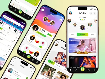 ConnectMe – Live Chat & Voice Community App ai chat audio chat app chat chat list chat room chat room ui chat ui chatbot design live chat app live streaming app messaging app mobile app mobile app design ranking smart chat social app voice assistant voice chat voice chat room web