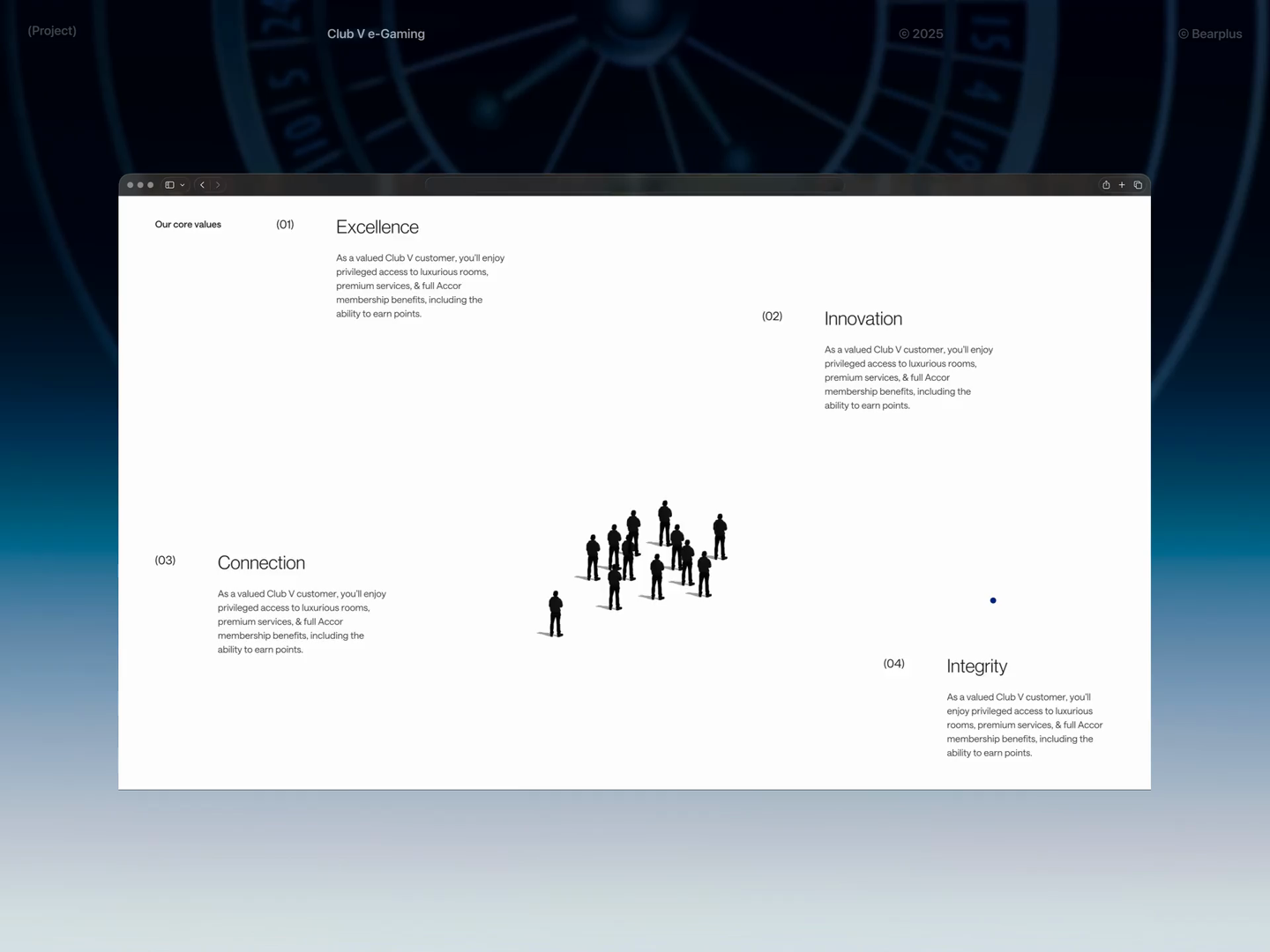 ClubV - Work With Us Page