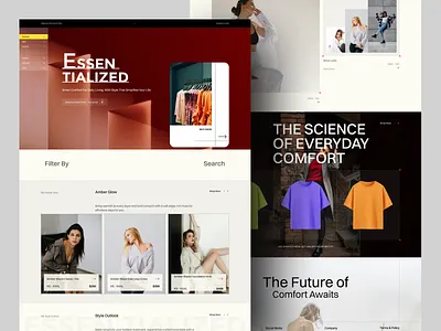 AI Agentic Online Fashion Store e-Commerce agentic website ai e commece ai fashion ai store e commerce interaction online shop store design web design website