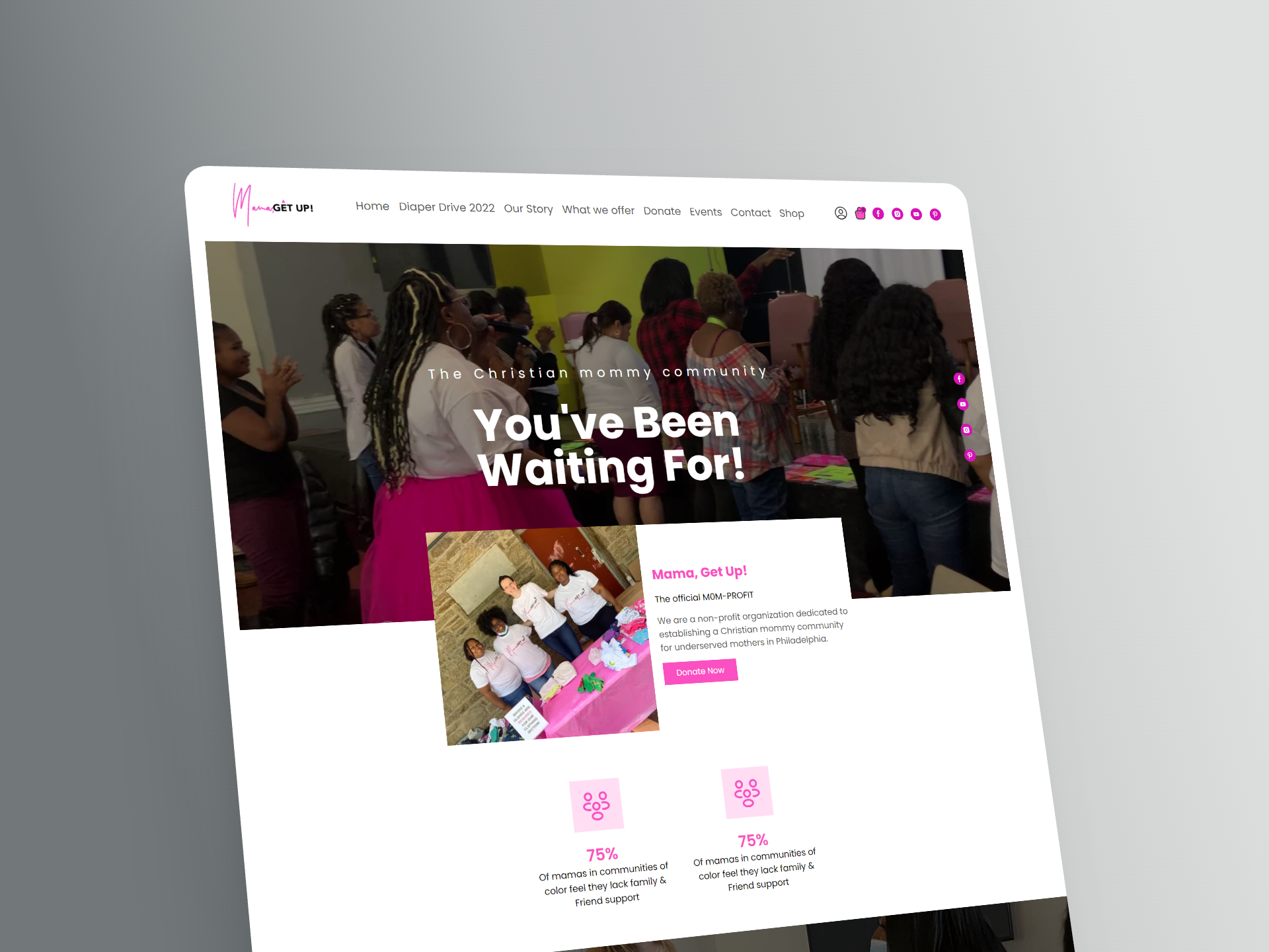 Non-profit WordPress Website Design