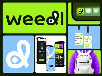 Weedl - Delivery Mobile App: Logo & Brand Identity Design 3d ai ai app animation assistant brand design brand identity branding chatbot delivery app design icon design illustration ios logo logo design mobile app motion motion design portfolio