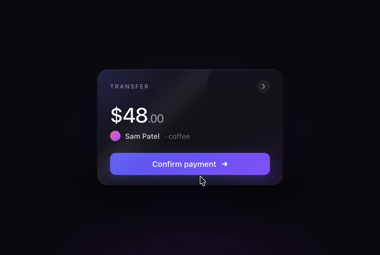 Ecommerce payment checkout concept with thumb authentication