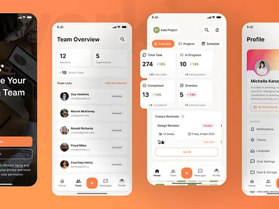 Workio - SaaS Project Management Mobile App appdesign cleanui dashboarddesign designinspiration designsystem digitalproduct figmadesign interfacedesign minimaldesign mobiledesign mobileui modernui productdesign saasdesign taskmanagement uidesign uiux userexperience uxdesign uxui