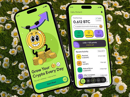 Crypto Buddy – Mobile App UI Design