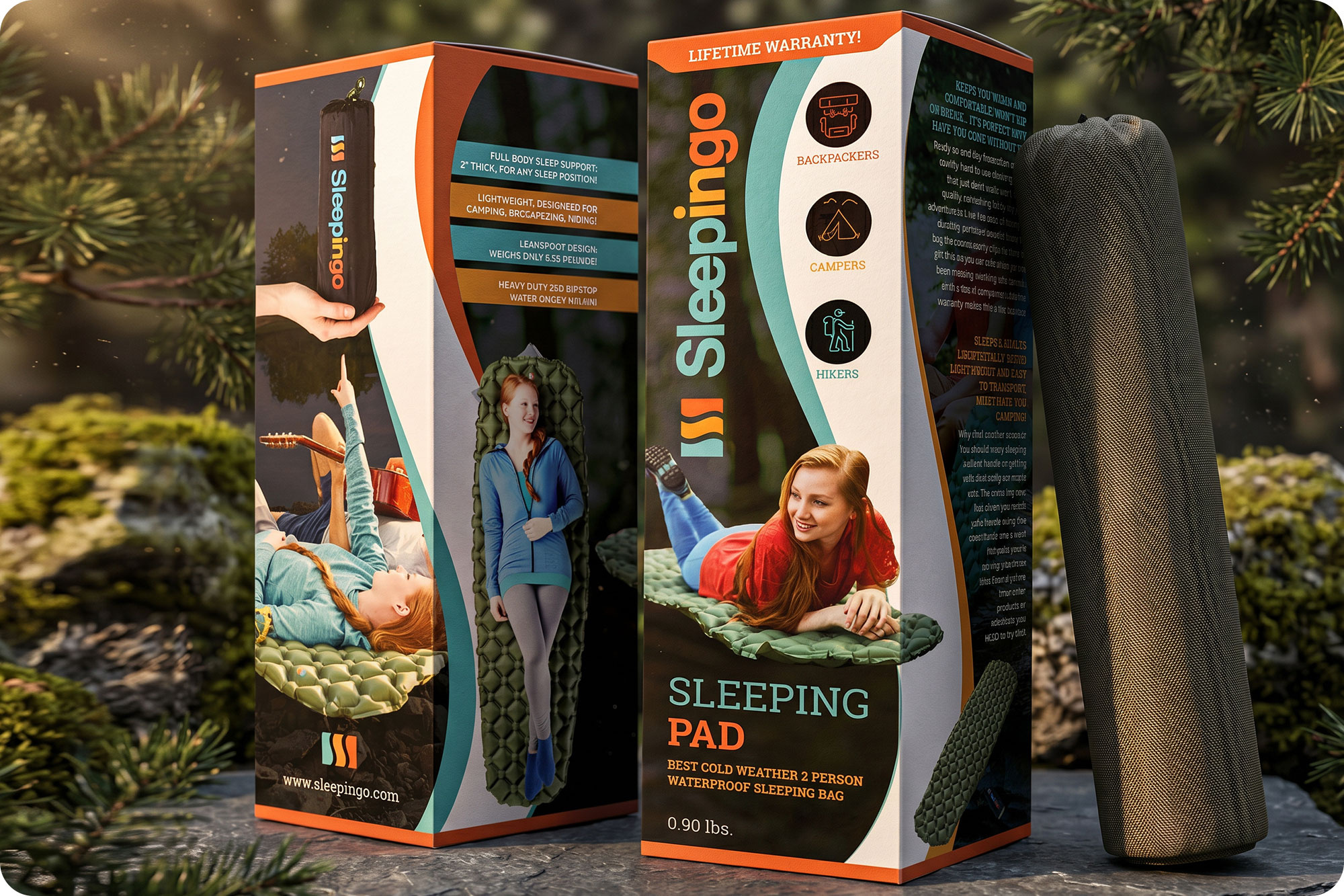 Outdoor Product Packaging Design – Sleeping Bag Box Concept box design branding camping equipment camping gear clean creative graphic design label design marketing modern outdoor branding outdoor equipment outdoor packaging packaging design print design product packaging professional retail packaging sleeping bag sports packaging