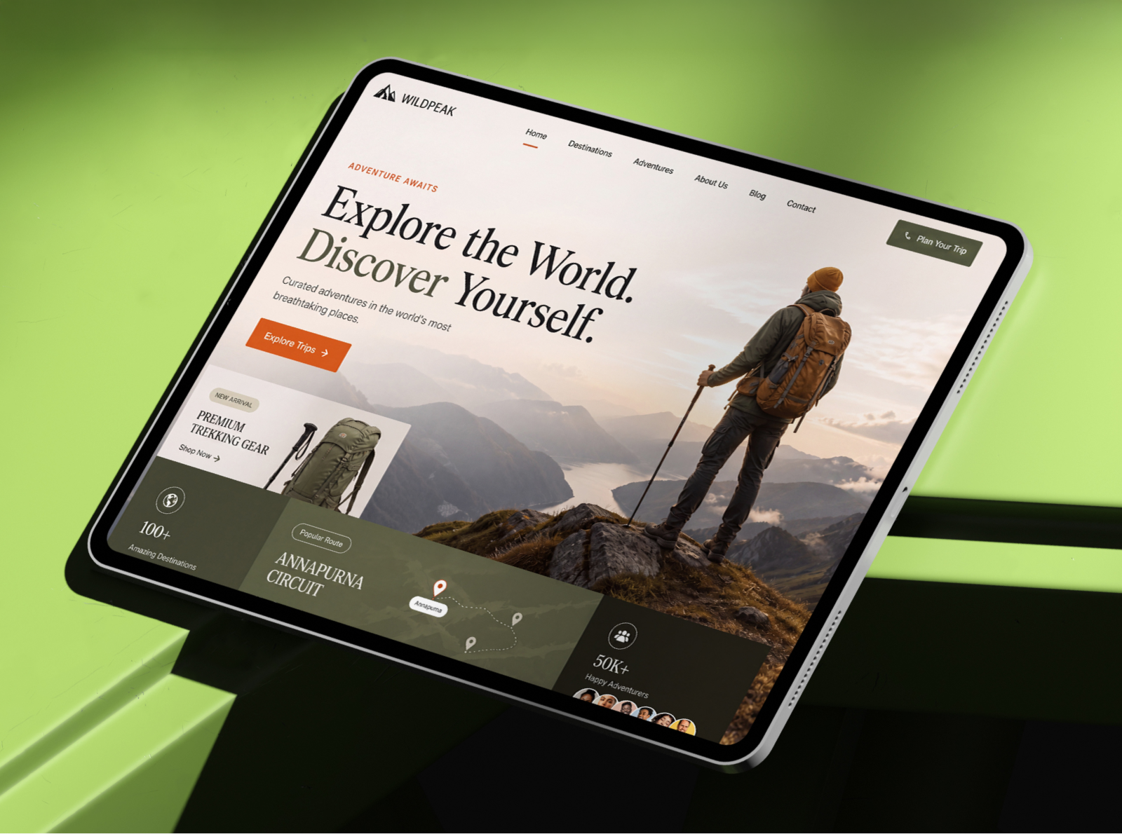 Adventure & Travel Experience Booking Platform Website adventure ai saas ai travel booking booking doscover place booking experience explore place website loveable website techwitpro tour planing website travel travel booking travel landing page web design webflow website mockup wix website