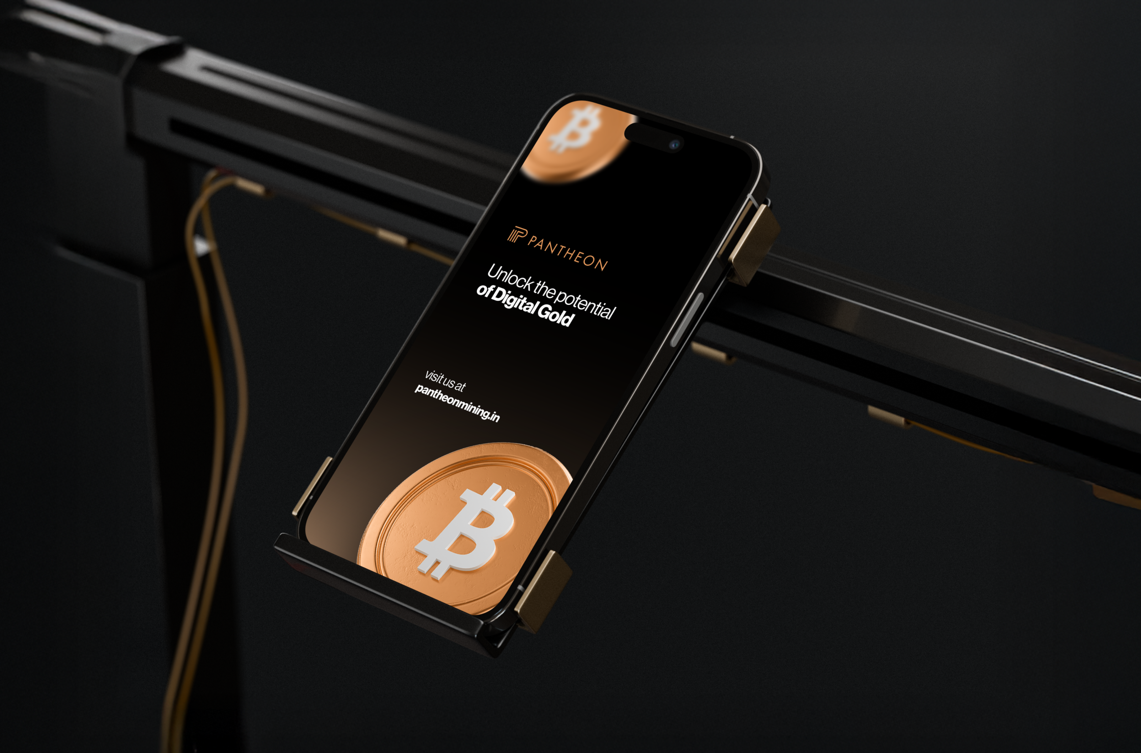 Pantheon - Cryptocurrency Brand Identity 3d animation branding coin crypto currency ui