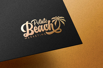 Potato Beach Marketing adobeillustrator branding brandingdesign calligraphy creative logo design graphic design logo logodesigner logomark logos logotype modern logo simple logo typography