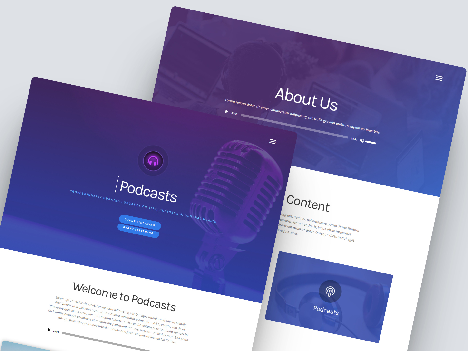 Creative Landing Page & Portfolio Design