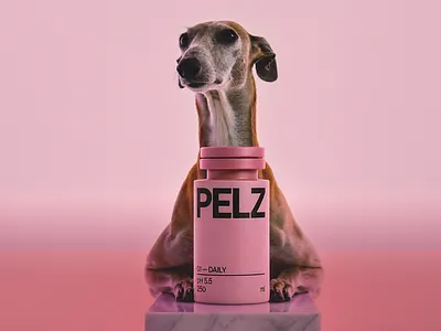 PELZ | Pet Care Brand | Packaging AI Branding ai bottle brand identity branding graphic design grooming identity identity system packaging pelz pet care pets pink