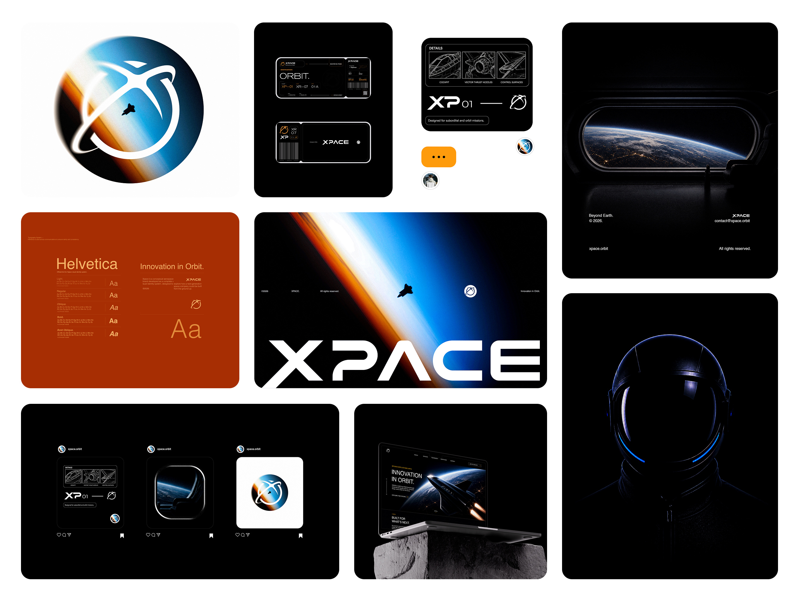 XPACE — Innovate in Orbit. 3d animation behance brand branding design graphic design identity logo logodesign motion graphics social media ui visualidentity
