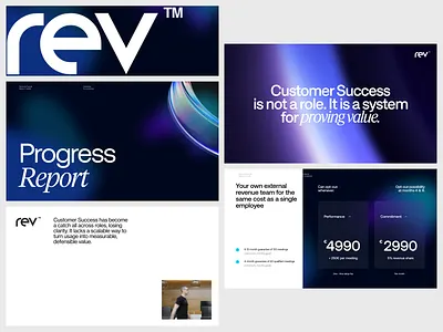 Rev CX Company Pitch Deck data data visualization editorilal gradient graphic design investor deck keynote layout pitch pitch deck pitchdeck powerpoint ppt presentation presentation design report sales deck slide slide deck template
