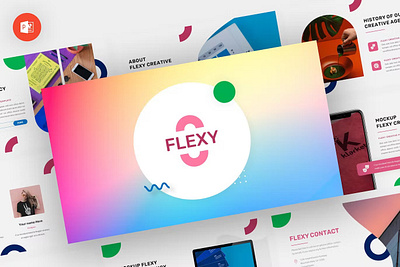 Flexy - Creative Powerpoint Template annual business clean corporate download google slides keynote pitch pitch deck powerpoint powerpoint template pptx presentation presentation template project report slidemaster slides template web