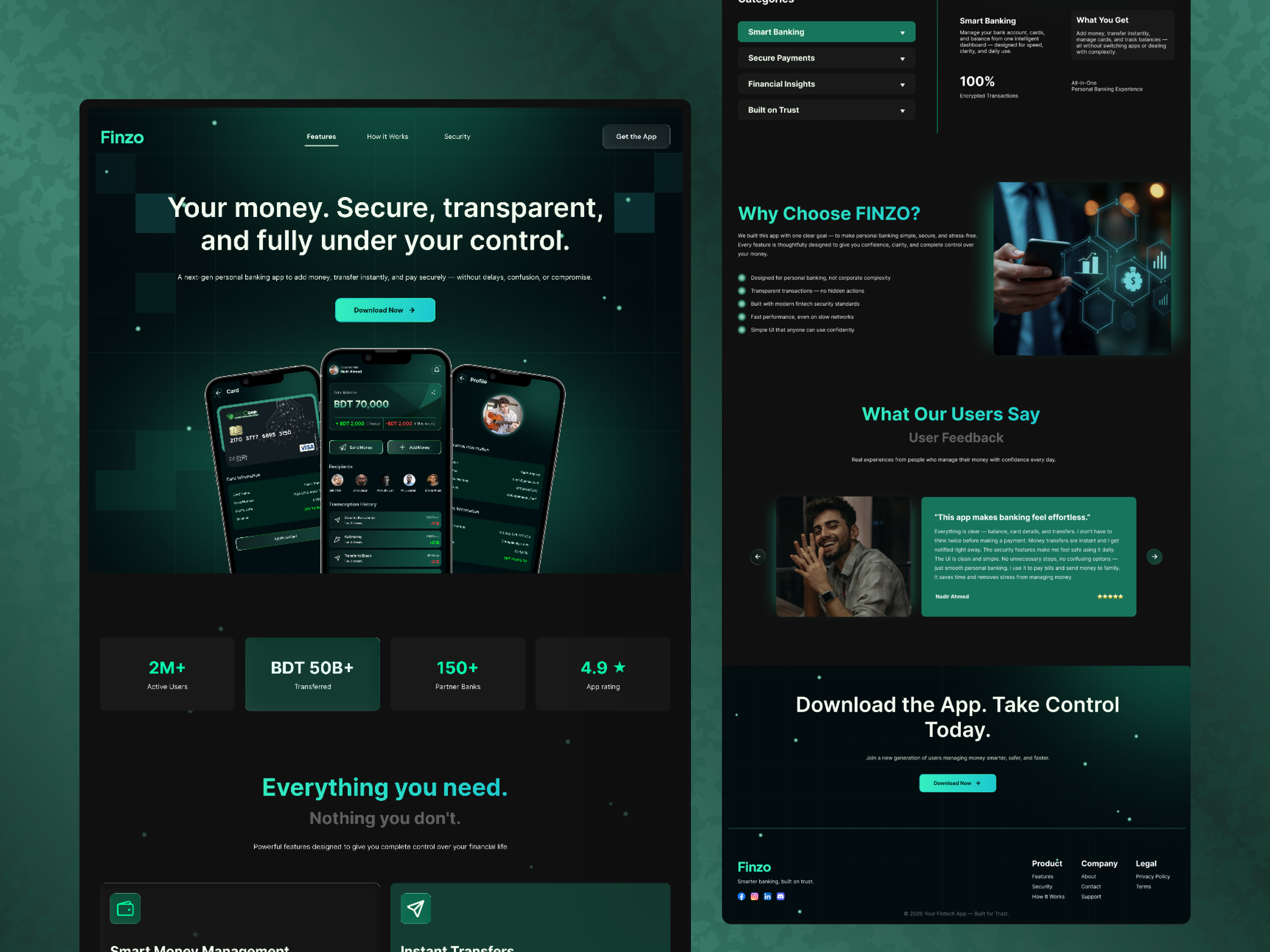Example of Fintech & Banking App UI/UX Design