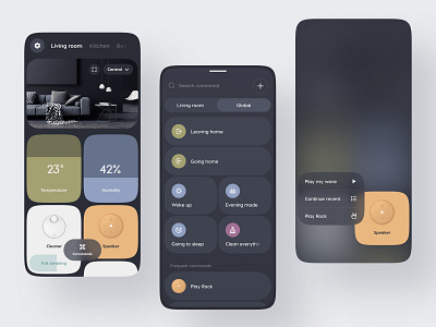 Smart home — Mobile app app app design guard home automation mobile app mobile app design mobile design mobile ui smart home smart home app smarthome