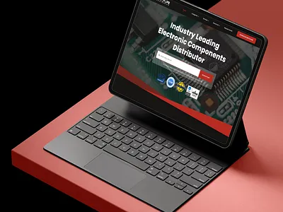 4 STAR ELECTRONICS - Landing page 4 star electronics branding business clean company components design distributor elecronic services electric electronics graphic design landing page logo manufacturing services minimal modern uiux vector webflow
