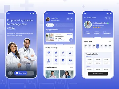 Healthcare Mobile App UX Case Study appointment booking ui clinic app design doctor app ui health dashboard ui healthcare app medical mobile app mobile app design saas healthcare telemedicine app design ui ux case study