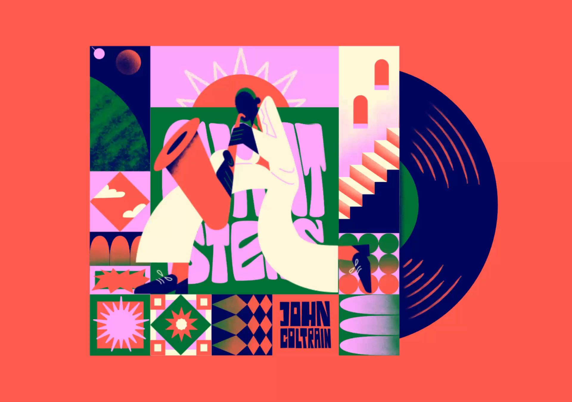 Animated Jazz Album Cover
