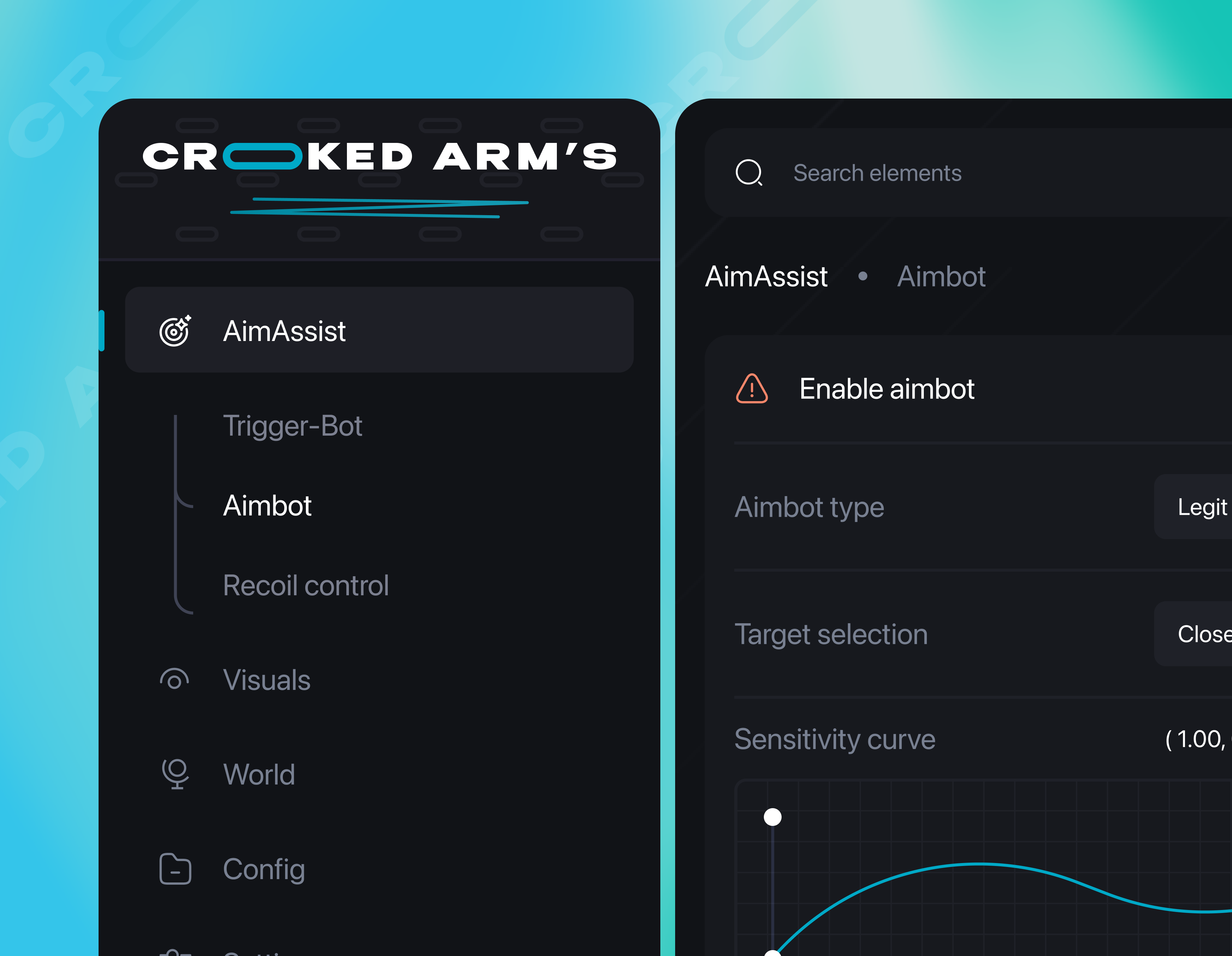 interface crooked branding graphic design ui