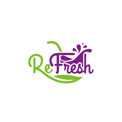 Refresh Logo branding concept design graphic design illustration logo typography vector