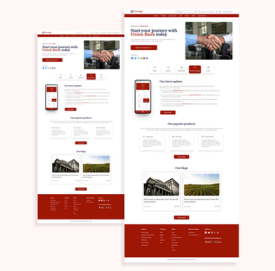 Designed a bank website bank banking site design figma financial mobile app ui ui design ux website