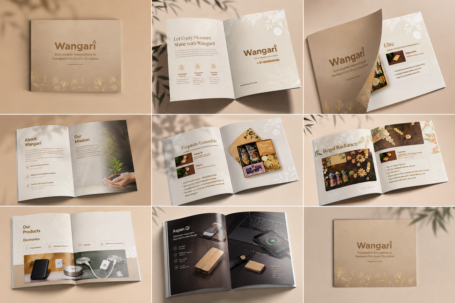 Festive Brochures branding festive festive brochure graphic design product brochures